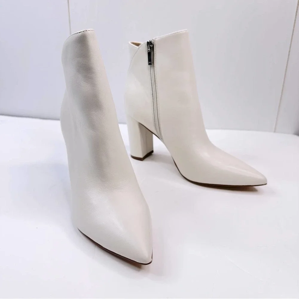 Marc Fisher Ivory Ankle Booties - Picture 3 of 16
